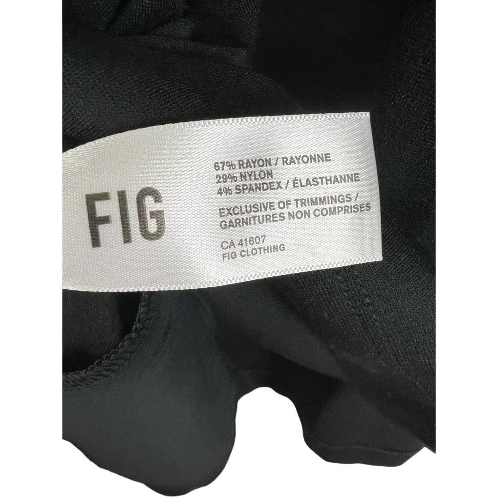 FIG NWT Black Long Sleeve Sweater UPF 50+ Women’s Large - Picture 7 of 9